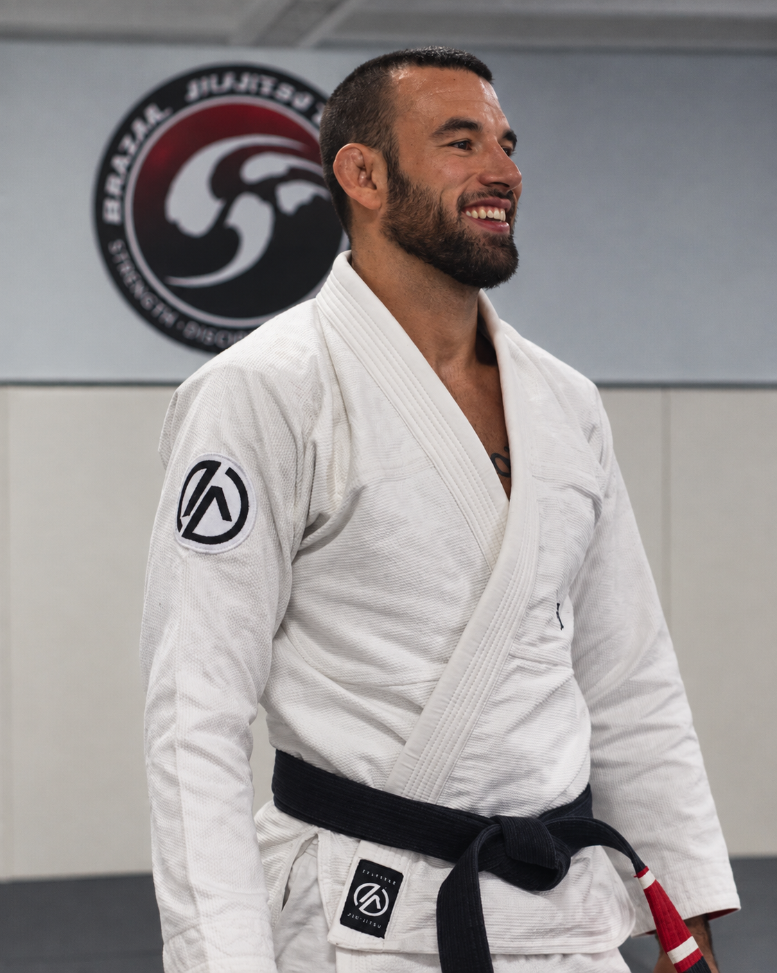 Professor Igor Paiva in his Brazilian Jiu-Jitsu gi